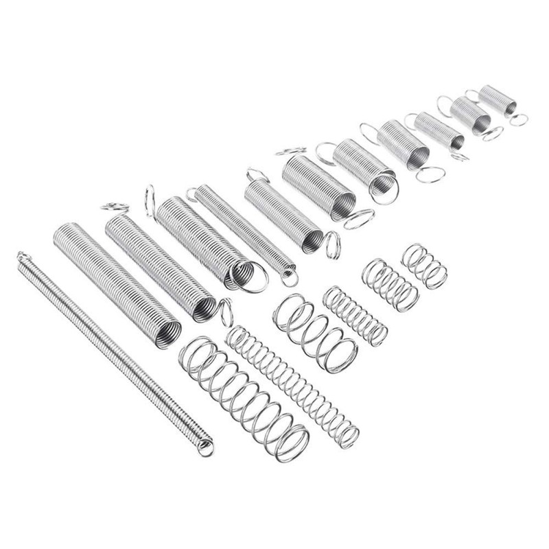 200 Piece Spring Assortment Set Kit, Various Sizes Extension and