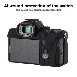 Easy Hood Camera Case for Sony Alpha 7Ⅳ A7Ⅳ A7M4 Digital Camera, Anti-Scratch Soft Silicone Rubber Case Protective Body Housing Protector Skin Cover