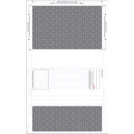 Pressure Seal Checks - EZ Fold, Teal (1000 Sheets) (8.5" X 14") 28# - MOCR Bond