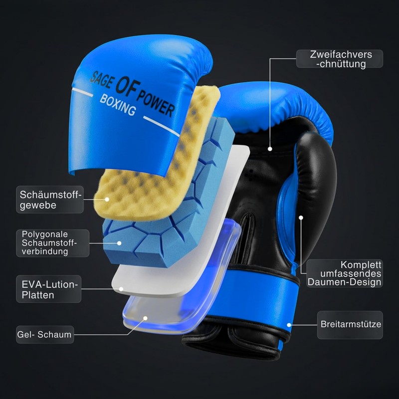 3-in-1 Boxing Gloves and Punching Mitts Set for Kids Ventilated
