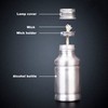 2 Packs Portable Alcohol Burner Lamp Case 100ml Aluminum Alloy