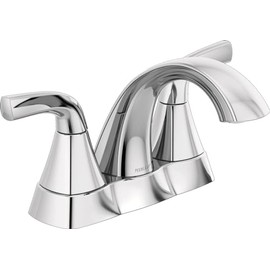 Peerless P2535LF Parkwood Two Handle Lavatory Faucet Centerset, Chrome