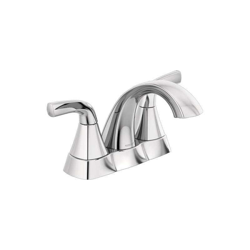 Peerless P2535LF Parkwood Two Handle Lavatory Faucet Centerset, Chrome