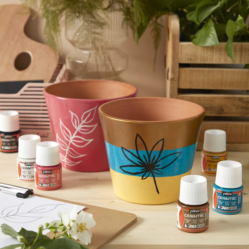 Pebeo 45 ml Paint, Liquid Light Violet, 4.5 x 4.5