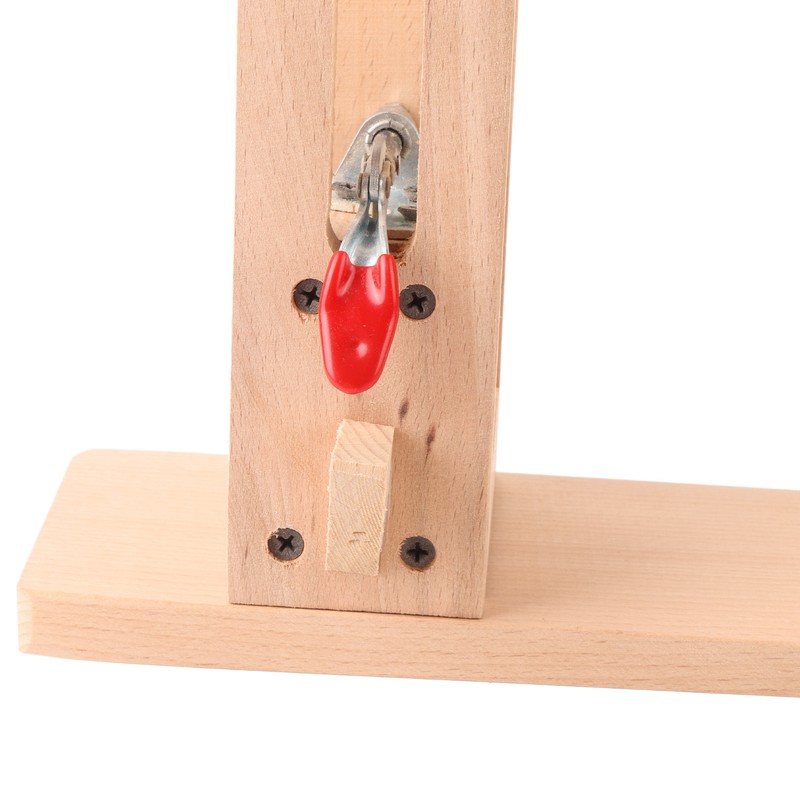 Leather Hand Stitching Fixture Wooden Leather Fix Clamp Leather Sewing