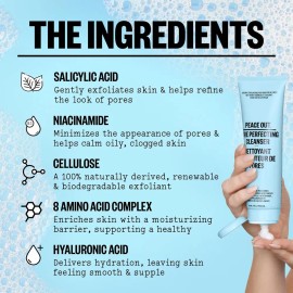 Limpiador Perfeccionador De Poros Peace Out Skincare, Limpia                                                                                          