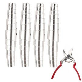 4 x Replacement Spring for Secateurs, Stainless Steel Garden Shears Spring Replacement 6 cm, Garden Shears Springs to Replace Garden Shears, Accessories for Tree, Flowers, Scissors, Spare Parts,