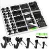 KURUI Picture Hangers, 385Pcs Picture Hanging Kit with Heavy Duty