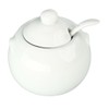 Bia Cordon Bleu White Porcelain Sugar Bowl With Cover and