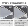Laundry Pod Container,Transparent Acrylic Desktop Organiser,Flip Lid Storage Box,Container for