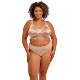GODDESS Keira Side Support Wire-Free Nursing Bra 38J, Nude