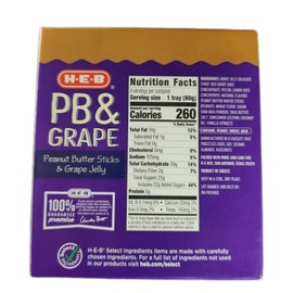 HEB select ingredients Peanut Butter Sticks & Grape Jelly Dip Snack HEB Select Ingredients 2 Boxes