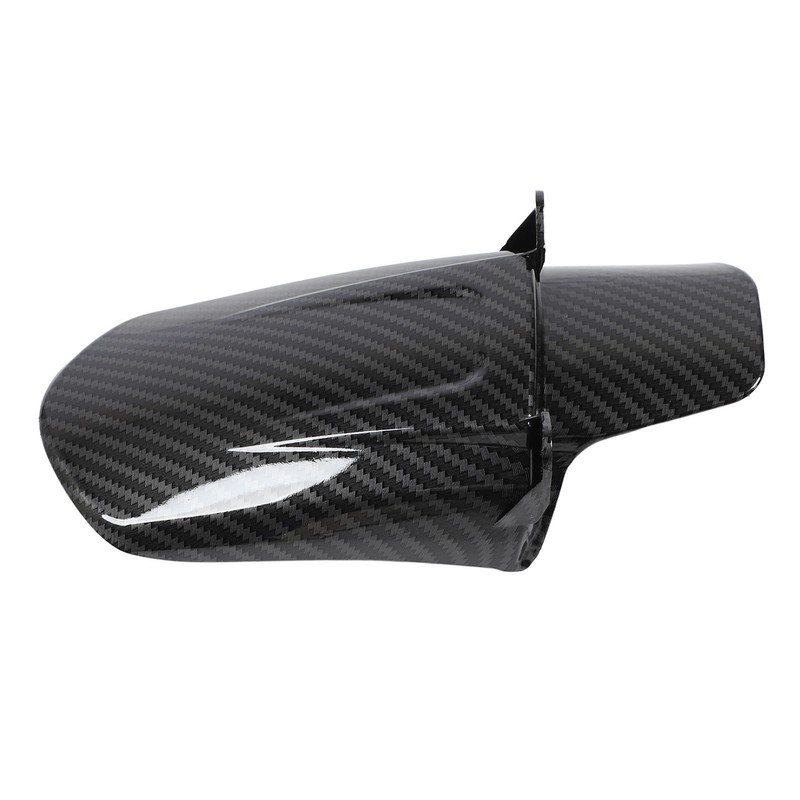 Motorcycle Rear Mudguard Carbon Fiber Pattern Wheel Tire Splash Proof