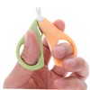 Kisangel Stainless Steel Nail Scissors for Boy Girl Rounded Edge