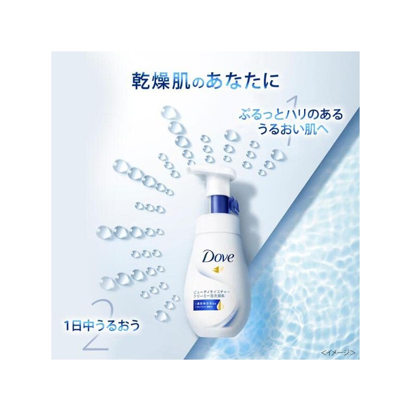 Dove Beauty Moisture Creamy Dry Moisturizing Foaming Facial Cleanser Refill