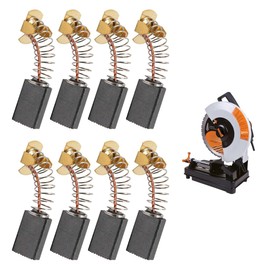 YUZNA 8 Pcs Electric Motor Carbon Brushes Replacement Electric Motor Carbon Brush for Chop Saw Circular Saw