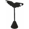 Plymor Black Velvet Wing Shaped, Three Pair Earring Display Stand,