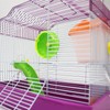 BPS Hamster Cage Chalet House with Feeding Bowl, Drinker, Wheel,