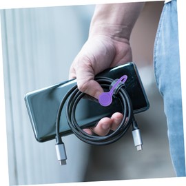 OSALADI 9pcs Magnetic Cable Winders Organize Charging Cords Headphone Wires and Data Cables for Home Office and School Lightweight and Cord Management Tools Mixed Colors