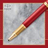 Parker IM Rollerball Pen | Premium Red Lacquer with Gold