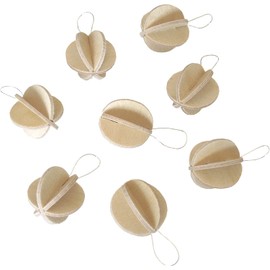 LOVI Mini Ball, 1.7 cm (Pack of 8)/Northern Europe Finland in the Birch Wood with Greeting Card