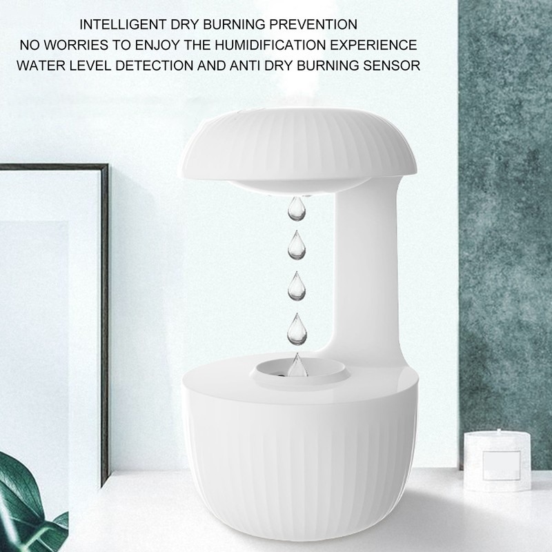 Cool Mist Humidifier 500ml Type C Anti Gravity Water Drop