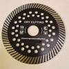 Roxx 7" Diamond Convex curved & Turbo Saw Blade for