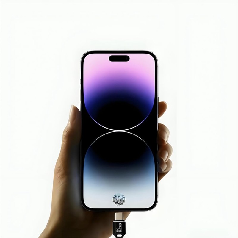 Snblzhef Silver USB C MIC Lock for Microphone Sound Security