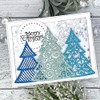 3Pcs Christmas Tree Dies Metal Die Cuts, 3Pcs Christmas Tree