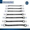 MichaelPro 7-Piece Bolt Extractor Wrench Set, 45° Offset Wrenches Metric