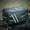 Bicycle Pannier Rack Bag, Bicycle Rear Bag with Reflective Strips