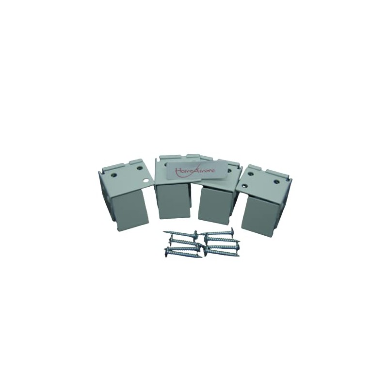 HomeAmore Blind Brackets 1" X 1" (2 Pairs + 8