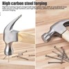 8.8 Ounce Claw Hammer,Forged Carbon Steel Head Small hammer Wood
