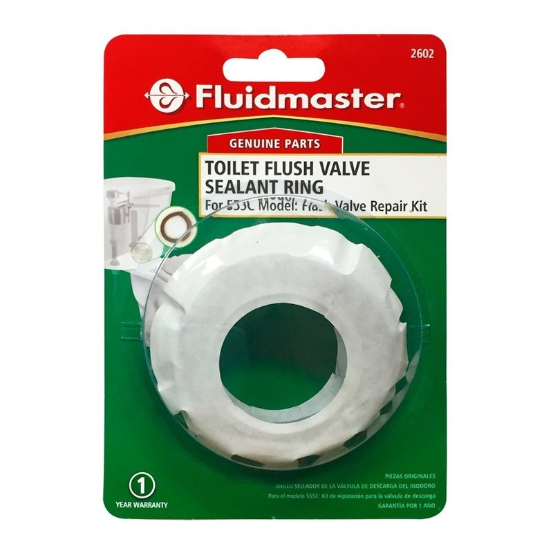 Fluidmaster 2602 Replacement Toilet Flush Valve Sealant Ring for 555C