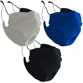 MASHELE XL Summer Face and Beard Headwear Reusable Cloth Covering for Dust Outdoors (Extra LargeCream)