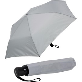 Doppler Magic Zero Mini Women's Pocket Umbrella with Automatic Open/Close - Cool Grey