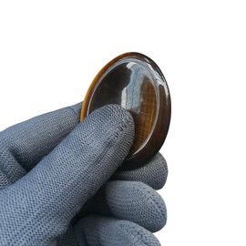 Sunshcat Natural Tiger's Eye Water Drop Chakra Thumb Worry Crystals and Healing Stones,Stress Relax Reiki Crystal Pocket Palm Stones