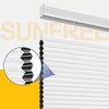 SUNFREE Top Down Bottom Up Cellular Blinds,Cellular Shades Blackout, Honeycomb