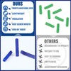 Lineshading 200 Pcs 5/16" Hole Screw Expanding Plastic Screw Anchors
