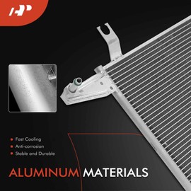 A-Premium Air Conditioning A/C Condenser Compatible with Ford F-150 Bronco 1994-1996, F-250 F-350 1994-1997, F-250 HD 1997, Replace# 4531, F4TZ19712B