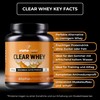 alphavitalis Clear Whey Isolate Pulver EISTEE PFIRSICH - 600g Protein