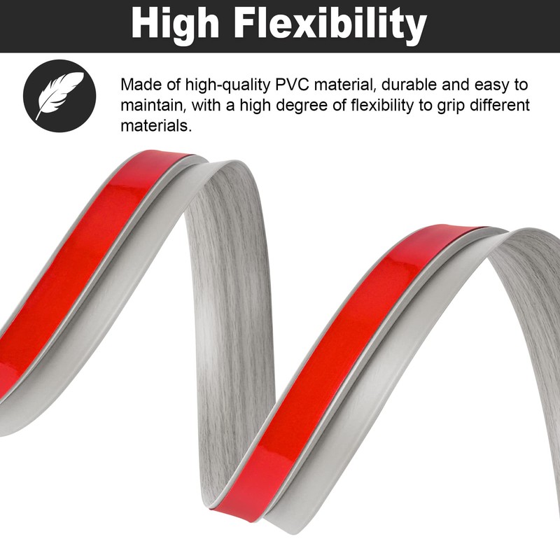 20Ft Carpet Floor Transition Strip, Self Adhesive Floor Edging Trim