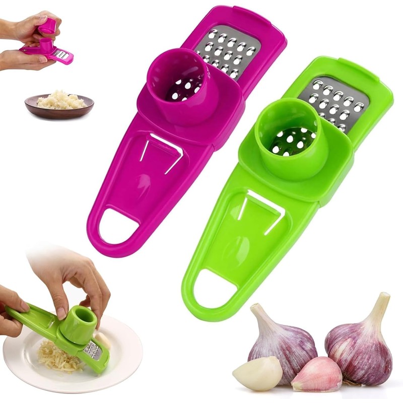 WinldMonmo Red Hand Garlic Grinder-Small Hand Grinder for Garlic, 2024