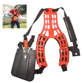 Brush Cutter Strap, Shoulder Strap for Brush Cutter, Adjustable Double Shoulder Strap, Padded Belt Carry Strap, Brush Cutter Accessories, Shoulder Strap for Lawnmowers, Brush Cutters