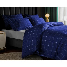 Lazzaro Single Duvet Cover Set - Premium Microfiber Single Duvet Set (135 x 200 cm) 2 PCs - Ultrasoft Hypoallergenic Duvet Cover Single - Easy Care Bedding Set With Zipper Closure