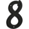HIllman 844048 6-Inch Plastic House Number 8