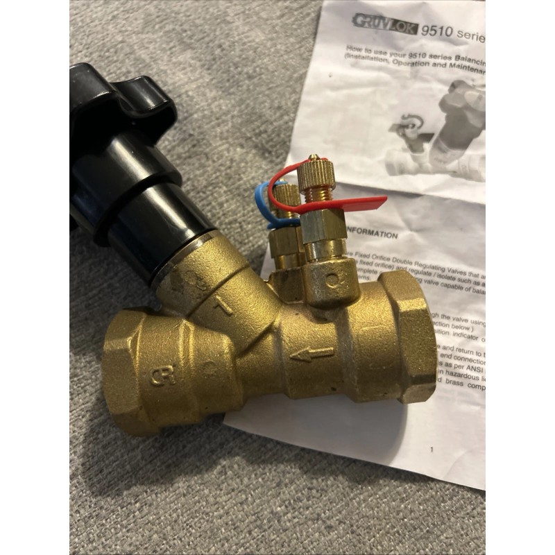 Gruvlok MBV-9510 Series 1 in. Sweat Brass Circuit Balancing Valve