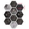 10Pcs Simulation Hexagonal Unique Pattern Waterproof Non-Slip Self Adhesive Tile