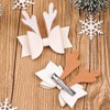 Christmas Reindeer Antler Hair Bow Clips for Women Cute Deer