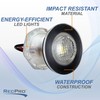 RecPro Round Red 12V LED Livewell Courtesy Accent Light |